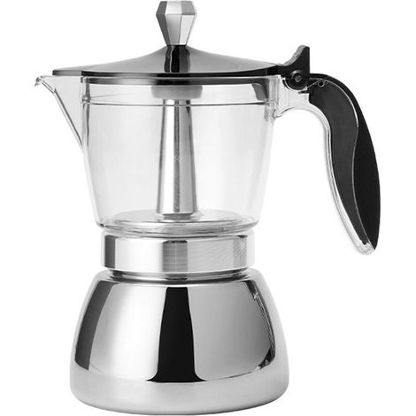 Longziming – 4-tassen-mokakanne – Premium-kaffeemaschine Aus Italien