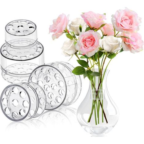 Longziming – Blumenständer – Werkzeug Zum Binden Von Blumensträußen – Bouquet Twister – 4-teilig – 2 Größen – Spiralform – 360°-drehung – Für Blumenarrangements Und Brautsträuße
