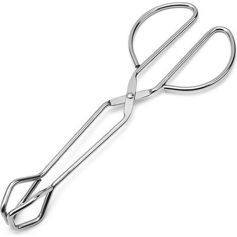 Grillzange Aus Edelstahl – 25 Cm Lange Zange Zum Grillen Und Kochen, Hitzebeständig Und Langlebig