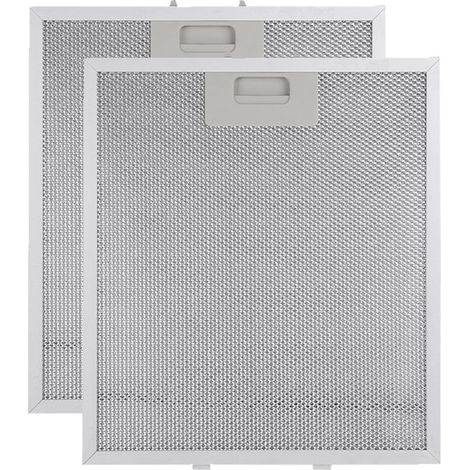 Longziming 2er-pack Dunstabzugshaubenfilter 260 X 320 Mm – 5-lagiger, Waschbarer Aluminium-fettfilter – Silber