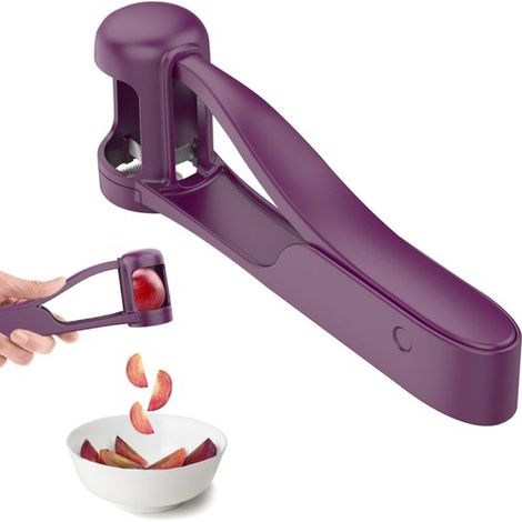 Longziming – Traubenschneider – Obstschneider Und Küchenhelfer – Gemüse- Und Obstschneider – Sicheres Schneiden – Ergonomisches Design – Edelstahl Und Abs – Schnelle Und Sichere Obstverarbeitung – 1 S