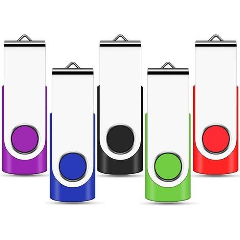 Ynkkvre – 5er-pack Tragbare 32-gb-usb-sticks In Verschiedenen Farben – Speichersticks Zur Datenspeicherung