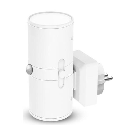 Ynkkvre – Steckdosenlampe – Bewegungsmelder-innenleuchte – Nachtlicht – Spotlampe – Warmes Licht – Abs-kunststoff – 45 X 90 X 105 Mm – Weiß