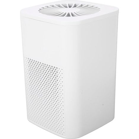 Longziming – Ionischer Luftreiniger Mit Hepa-filter – Beseitigt Staub, Zigarettenrauch, Pollen Und Gerüche – Flüsterleise – Kompaktes Modell Für Schlafzimmer Oder Büro – Weiß