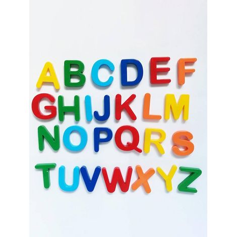 Kühlschrankmagnete In Buchstabenform (26 Stück) In Zufälligen Farben – Lustiges Und Lehrreiches Geschenk Für Geburtstage Und Schulabschlüsse