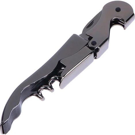Professioneller Edelstahl-doppelscharnier-türöffner (1 Stück) Für Restaurants Und Bars, Flaschenöffner Für Wein Und Bier, 25,4 Cm