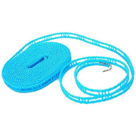1 Tragbare Wäscheleine Aus Nylon, Windbeständiges Design Für Den Außenbereich, 25,4 Cm