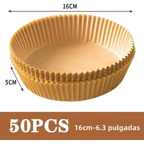 Einweg-backmatten Für Heißluftfritteusen, 50/100 Stück, Antihaftbeschichtet Für Backofen Und Herd, Umweltfreundliches Backpapier
