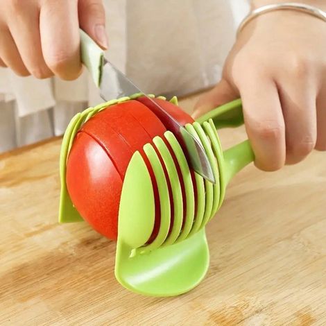 1 Zitronen- Und Tomatenschneider — Rundes Schneidewerkzeug Für Obst Und Gemüse, Geeignet Für Kartoffeln Und Tomaten, Für Die Küche.