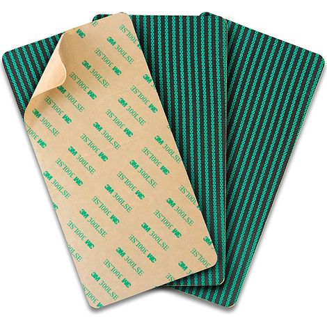 Reparaturset Für Poolabdeckungen, Bestehend Aus 3 Selbstklebenden, Grünen, Gewebten Vinyl-netzflicken (10 X 20 Cm), Für Poolabdeckungen, Selbstklebend
