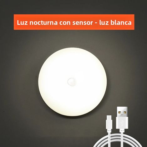 1 Stück Wiederaufladbare Led-bewegungsmelderleuchte Per Usb Für Möbel, Kabelloses Nachtlicht Für Treppen, Küche, Kleiderschrank, Garderobe, Automatisches Ein-/ausschalten
