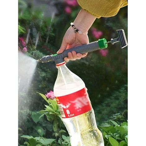 Verstellbare Manuelle Hochdruck-sprühpumpe, Sprühkopf Für Wasserflaschen, Für Gartenarbeit, Reinigung, Besprühen, Heimwerkerprojekte.