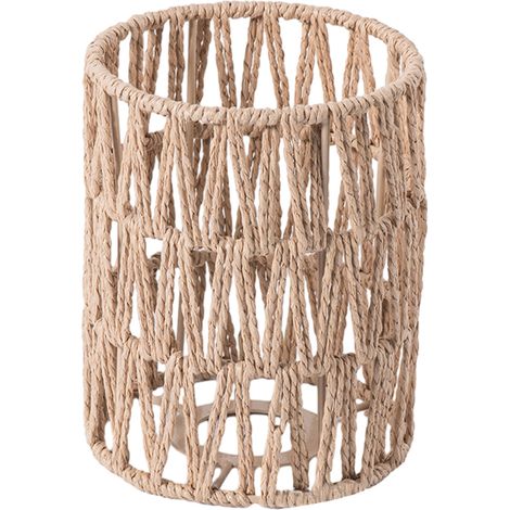 1 Handgefertigter Hängelampenschirm Im Bohème-stil, Gewebte Deckendekoration, 11,5 X 15 Cm, 25,4 Cm