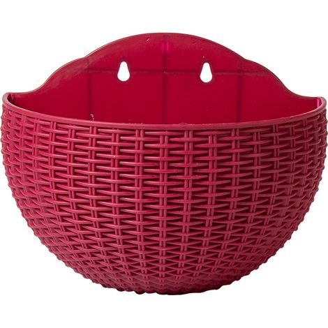 Stück Exquisiter Wandpflanztopf Aus Kunststoff, Hängeampel Für Garten Und Balkon, 38,1 Cm