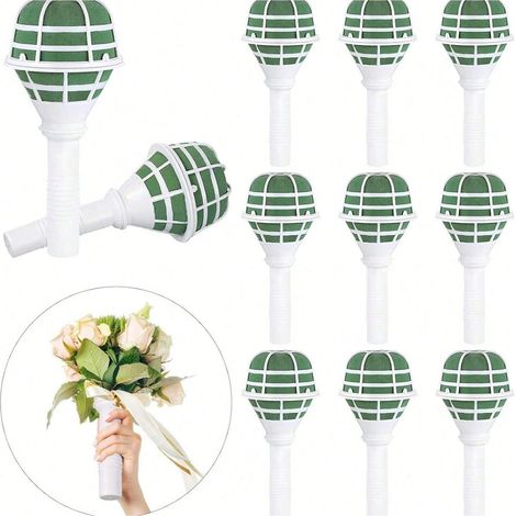 6 Brautstraußhalter, Steckschaum-stoffhalter Für Künstliche Und Frische Blumen, Hochzeitsdekorationen Und Accessoires