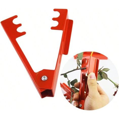 Dornenklemme Aus Rotem Eisen: Stabile Klemme Zum Entfernen Von Dornen, Formstabil, Geeignet Für Rosen Und Andere Blumen, Gartenwerkzeug
