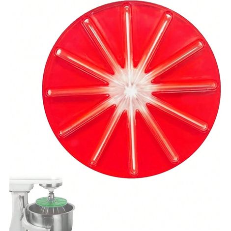 Splentdid Mixer-schaber-zubehör, Spritzschutz Für Den Rührkopf Von Standmixern, Kompatibel Mit Kitchenaid 4,5- Und 5-quart-mixern, Rot