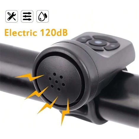 1 Extra Große, Per Usb Aufladbare Fahrradklingel – Für Mountainbikes, Einfache Montage, Langlebig, Kraftvoller Klang, Fahrradzubehör