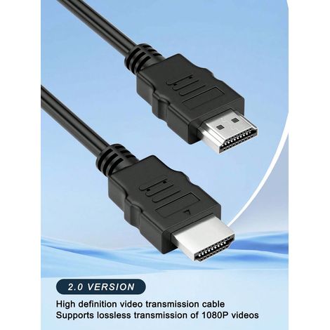 Hochauflösendes Multimediakabel (1 Stück) Zum Anschluss Eines Computermonitors, Tv-decoders Oder Videodisplays.