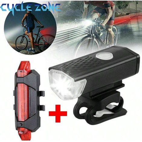 Led-front- Und Rücklichtset Für Fahrräder: Helle Vorder- Und Rücklichter Für Nachtfahrten, Sicherheitsbeleuchtungsset Für Mountainbikes Oder Rennräder