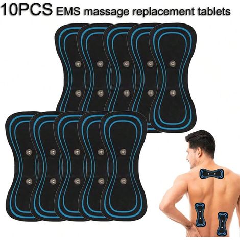 10 Ersatzpads Für Ems-nackenmassagegeräte, Mini-nacken- Und Rückenmassagepads Zur Muskelentspannung, Selbstklebende Pflaster