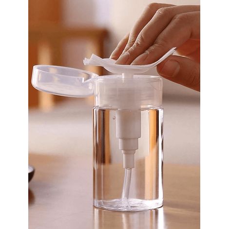 Nachfüllbare, Transparente Pumpflaschen – Leere, Wiederverwendbare Spender Für Aceton Und Kosmetika, Ideal Für Unterwegs, Im Badezimmer, Am Strand Oder Im Sommerurlaub. 2 Stück, 150 Ml