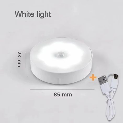 Nachtlicht Mit Magnetischem Bewegungssensor Und Led-beleuchtung – Usb-aufladbar Mit Ein-/ausschalter, Tragbare, Batteriebetriebene Schrankleuchte Für Küche, Schlafzimmer Und Unter Schränken