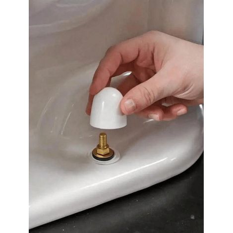 6-teiliges Set Dekorativer Schraubenabdeckungen Von Elevate, Badezimmerzubehör: Wc-sitzschrauben Und Abdeckungsset.