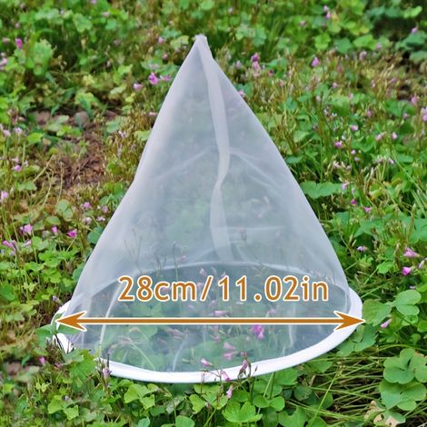 Mehrzweck-nylonnetzfilter, 28 Cm/11,02" Konisches Sieb Für Saft, Sojamilch, Honig Und Kaffee, Langlebiges Flüssigkeitsfiltrationswerkzeug Zur Entfernung Von Verunreinigungen