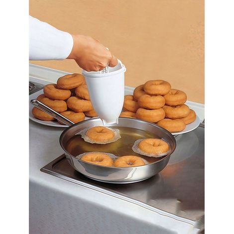 Donut-maker Aus Pp-kunststoff (backwerkzeug Zum Selbermachen) Mit Spritzbeutelaufsatz, Für Den Heimgebrauch In Der Küche, Für Partys Und Geburtstage