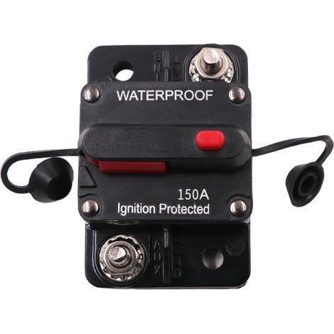 150-a-gleichstrom-motorschutzschalter (12–48 V), Wasserdicht, Manuell Rückstellbar, Für Auto, Boot, Audio, Fahrzeug