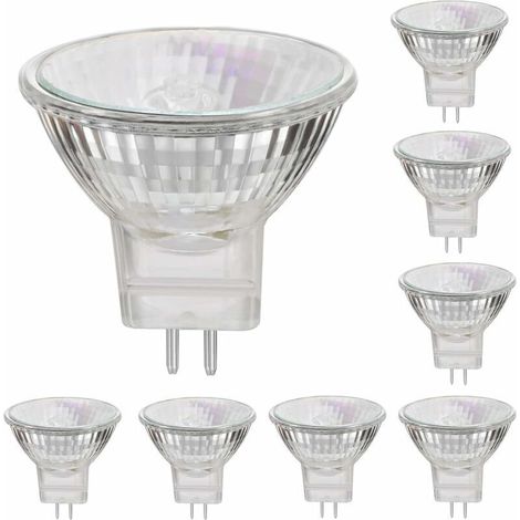 Mr11 12v 35w Gu4 Halogenlampe, Warmweißes Licht 2800k, Dimmbar, 8er-pack