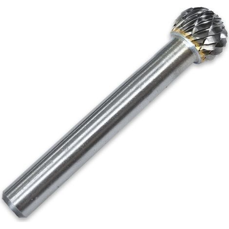 10-mm-hartmetall-rotationsfräser – 6-mm-schaft – Doppelmetall-entgratungsschnitt Hrc70 – Drehzahl 20.000–22.000 U/min