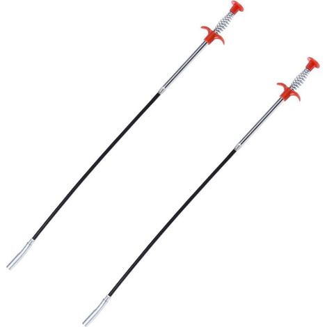 Set Mit 2 Flexiblen Greifklemmen 60 Cm, Teleskop-klauenklemme Für Enge Zwischenräume Und Rohre