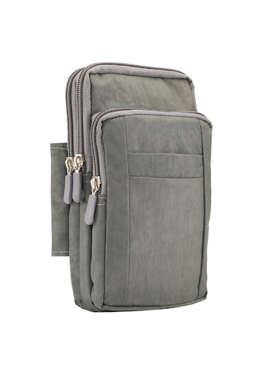 Universelle Und Lässige Bauchtasche Für Outdoor-aktivitäten, Mit Einem Schultergurt, Multifunktional, Grau
