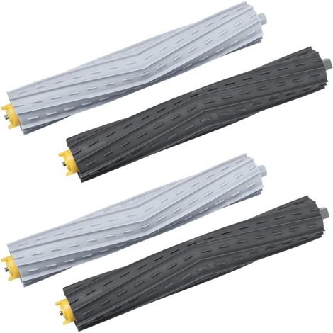 2 Ersatz-gummibürsten-sets Für Irobot Roomba 800 & 900 Serie (850 860 861 866 870 880 890 960 980) Saugroboter