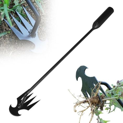 Manueller Unkrautstecher Aus Edelstahl Für Unkraut, Löwenzahn Und Mehr – Unkrautmesser, Rechen Und Wurzelzieher Für Den Gartenbau