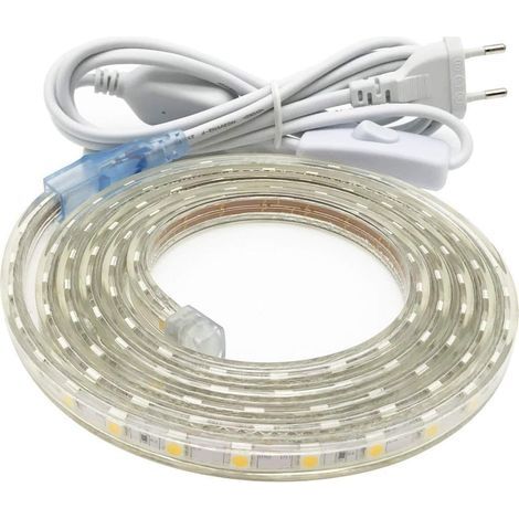 220v 3m Led-streifen, 60 Leds/m, Ip65 Wasserdicht, Warmweiß, Für Innen- Und Außenküche