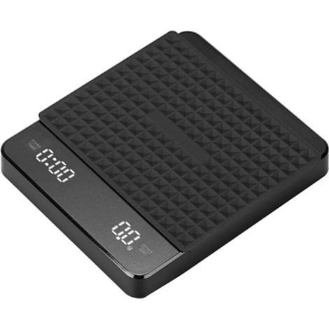 3 Kg/0,1 G Usb-wiederaufladbare Digitale Küchenwaage, Hochpräzise Lebensmittelwaage Für Espresso Und Backwaren, Kompakt Und Tragbar