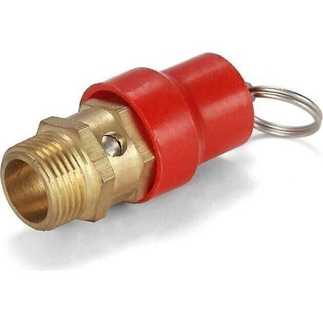 Sicherheitsventil Für Luftkompressoren, G1/4 Außengewinde, 8 Kg – Korrosionsbeständiges Messing – Gegendruckschutz Bis 115 Psi