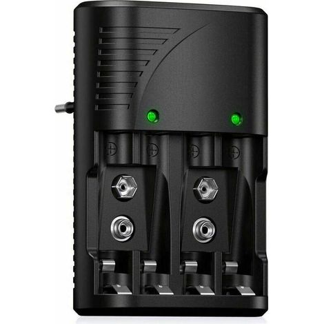 C-802 Universelles Schnellladegerät Für Ni-mh-akkus Der Typen Aa/aaa/9v – Led-anzeige – Überhitzungsschutz – Spannung 100–240 V