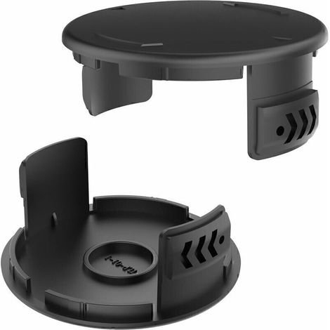 2x Spulenabdeckung Kompatibel Mit Parkside Prta 20-li A1 B1 B2 C3, Abs-anschlusshalterung Ø80mm H35mm Für Trimmer