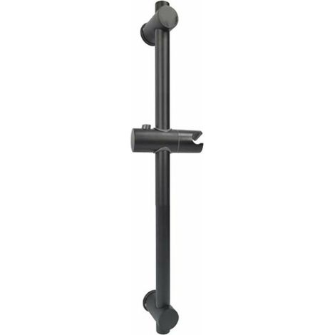 Duschstange Aus Edelstahl 304, 66 Cm Lang, 660 Mm Höhenverstellbar, 360° Drehbare Halterungen, Gebürstete Oberfläche