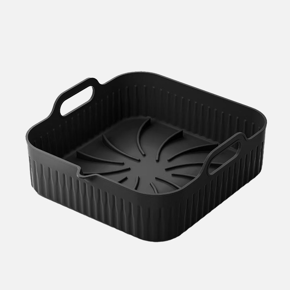 Antihaft-silikonbackform Manacor 7,5x26x24cm Schwarz Pack 6 Stück
