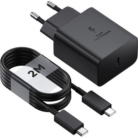 45-w-pps-usb-c-schnellladegerät Mit 2 M Kabel, Kompatibel Mit Samsung Galaxy S24 Ultra, S23, S22, Note 20, Macbook Air, Ipad Und Iphone 15