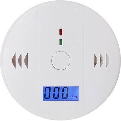 2-in-1-rauch- Und Kohlenmonoxidmelder, 85 Db Alarm, Elektrochemischer Und Fotoelektrischer Sensor, Für Gaswarmwasserbereiter Und Kochgeräte, Betrieb Mit 3 Aa-batterien