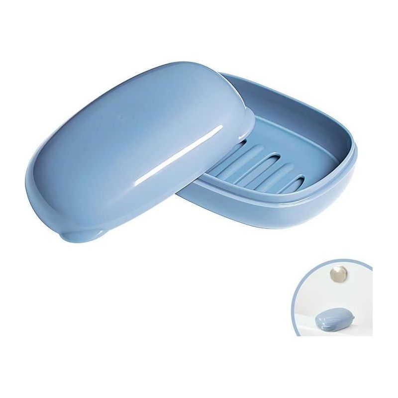 Boîte À Savon De Voyage, Boîte De Rangement De Savon De Voyage Portable, Porte-savon En Plastique, Porte-savon Facile À Nettoyer Av