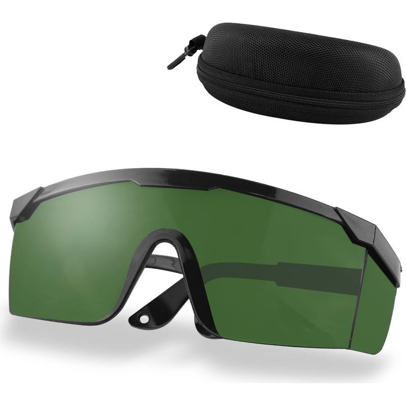 Lunettes De Sécurité Ipl Avec Verres Épais De 2,5 Mm, Protection Laser 200-2000 Nm, Antibuée, Filtration Uv400, Od4+, Pour Le Bronzage Et L'Épilation, Protection Oculaire Optimale