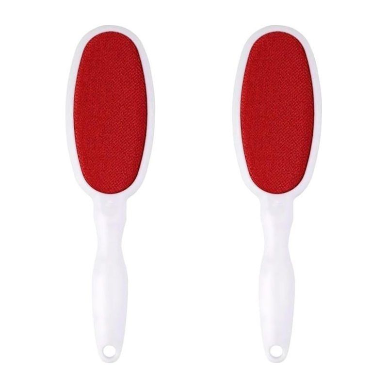 Lot De 2 Brosses Anti-peluches Double Face Brosse Anti Poils Animaux Brosse Manuel Anti Poil Brosse Pour Enlever Les Poils Pzcc