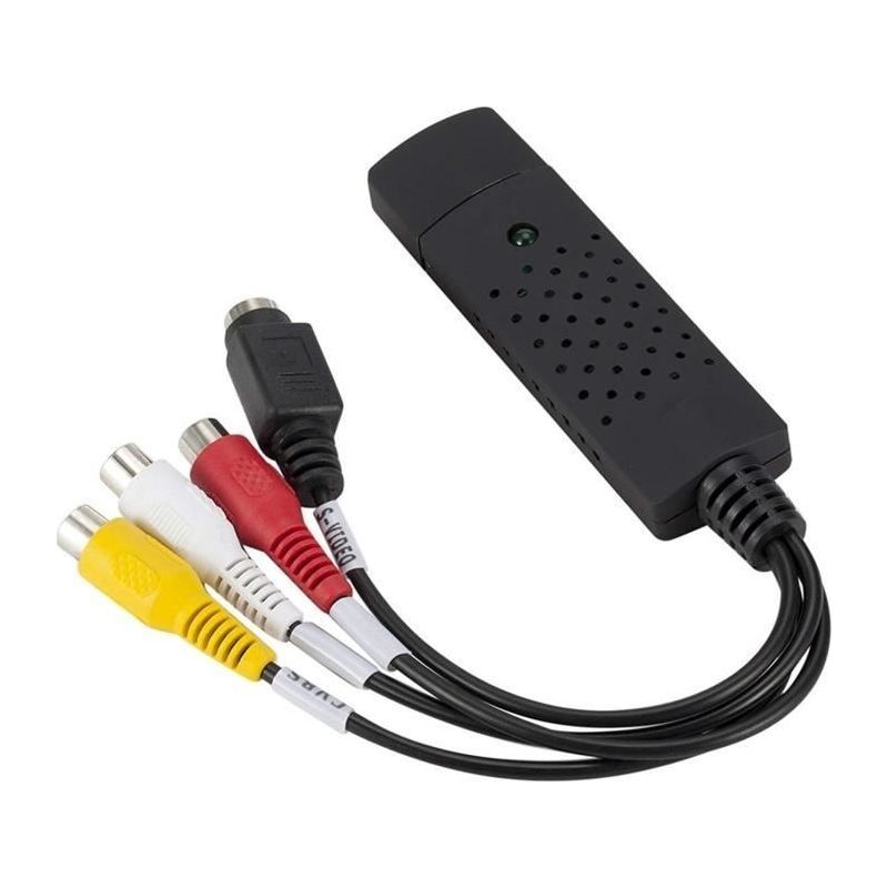 Convertisseur Audio Vidéo Usb 2.0adaptateur De Graveur De Capture Vidéo Format Vhs Vers Dvd Numérique Pour Windows 10 8 7 [472]